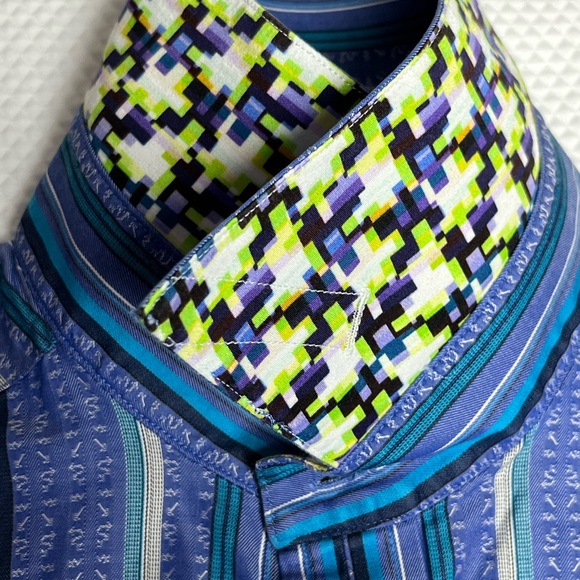 Robert Graham Men’s Long Sleeve Button Down Shirt - Size M - Picture 7 of 13